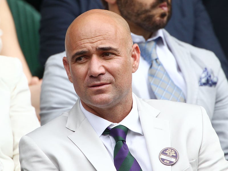 American tennis ace Andre Agassi is worth an estimated $145 million. His glittering career included eight major and an Olympic gold. He's the only man to have won the career Super Slam (the Grand Slam, the Olympic gold medal and the year-end championships).