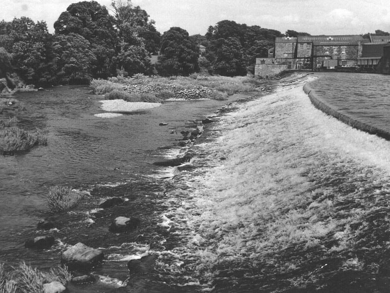 Otley Weir in June 1968.