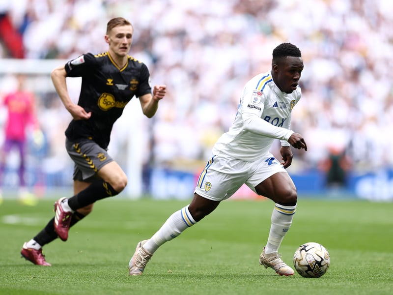 He wanted to leave last summer, and tried. Leeds stayed strong but he can be considered in the same bracket as Summerville. If one goes, the other will surely follow. A significant profit could be realised. Serie A perhaps? In any case, a likely exit on a permanent deal. Pic: Alex Pantling/Getty Images