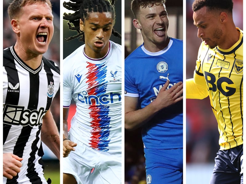 From left-right: Matt Ritchie, Jadan Raymond, Harrison Burrows and Josh Murphy are among those linked with Pompey this summer.