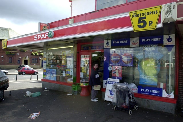 Spar, Devonshire Road in 2000