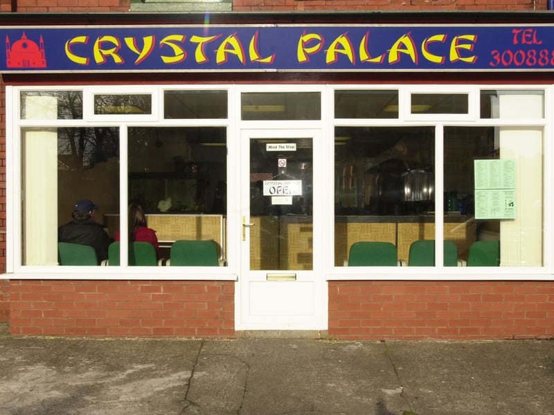 Exterior of Crystal Palace take away