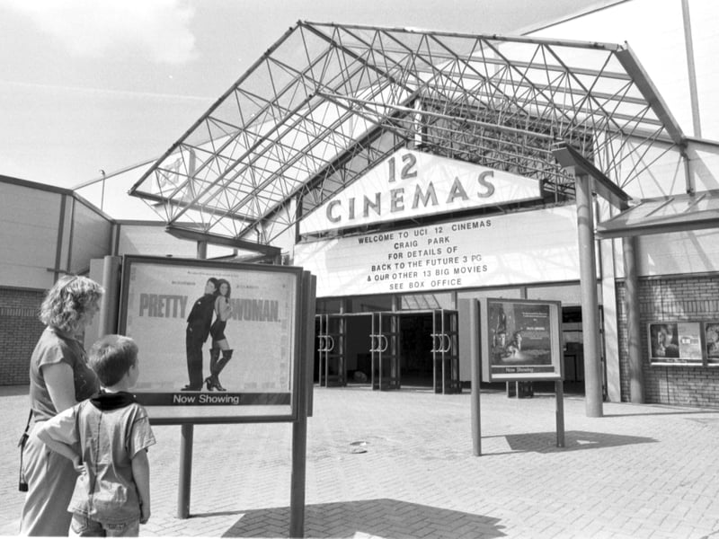 The 12-screen UCI multiplex cinema at Craig Park (later Fort Kinnaird) in Newcraighall Edinburgh, opened in July 1990. It was the first multi-screen of its kind in Edinburgh at the time and was very much seen as the future of cinema-going. Multiplex cinemas popped up over the Capital in the years that followed although the UCI cinema was later replaced with an Odeon.