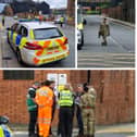 The Bomb Squad examined a suspected wartime bomb at Sheffield Forgemasters.