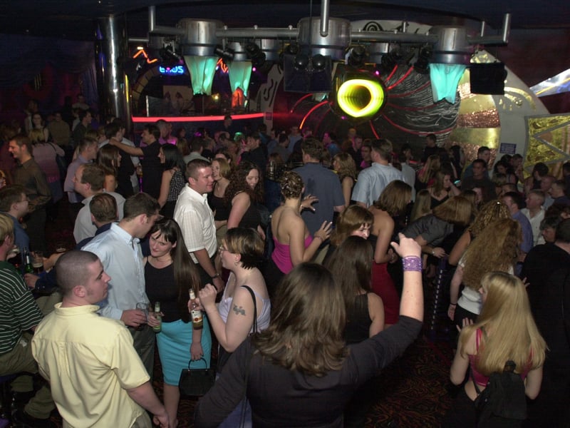 Eros/Elite at Fountain Park was two large nightclubs in one, with one focusing on electronic dance music for younger clubbers and chart-topping hits on offer next door for slightly older club goers. The popular nighttime entertainment venue unfortunately closed its doors in 2003, just four years after opening.