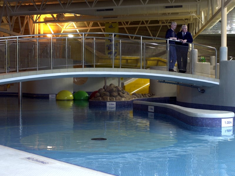 Leith Waterworld was a leisure pool built on the site of the former Leith Central railway station. It had flumes, a fast river run and a wave machine. This splashing venue was very popular with locals from when it opened in 1992 until it closed in 2012 in order to save funds for the Royal Commonwealth Pool's renovation and re-opening.