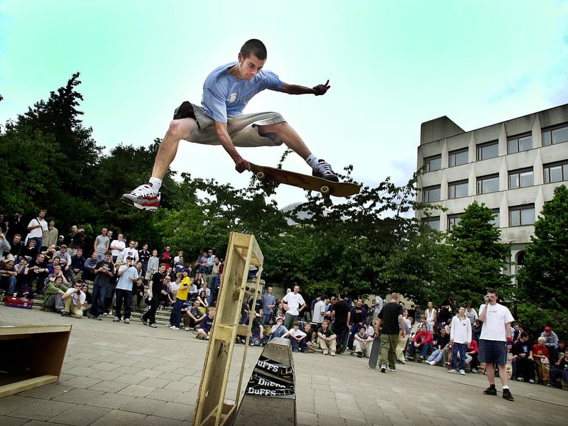 The redevelopment of the city centre square meant the removal of many of the raised concrete sections that skateboarders enjoyed.