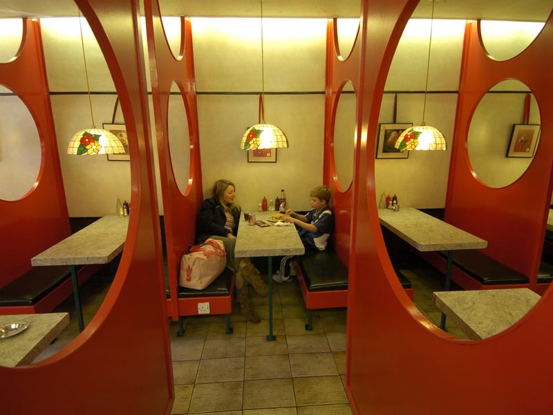 Brattisani's was a family-run fish and chip empire that had  two of the best-known Edinburgh restaurants, in Morrison Street near Haymarket, and Newington Road, just round the corner from the Royal Commonwealth Pool. The beloved eateries sadly vanished from the capital in 2004.