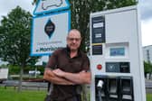 Richard Baldwin has spent hours driving around trying to find a charger for his van. He has previously arrived at chargers in Catcliffe and found they had been damaged by thieves.
