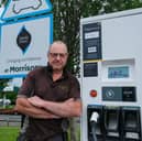 Richard Baldwin has spent hours driving around trying to find a charger for his van. He has previously arrived at chargers in Catcliffe and found they had been damaged by thieves.