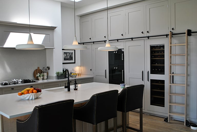 The couple worked with an architect and interior designer to create their dream home, making the most of the stunning views over the Firth of Forth.