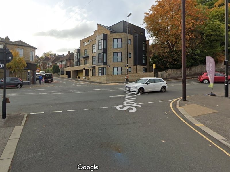 4. Springvale & Steel Bank had 12.0 reports of violent crime or sexual offences per 1,000 population from March 2024 to February 2025, a total of 69 incidents overall. Photo: Google streetview