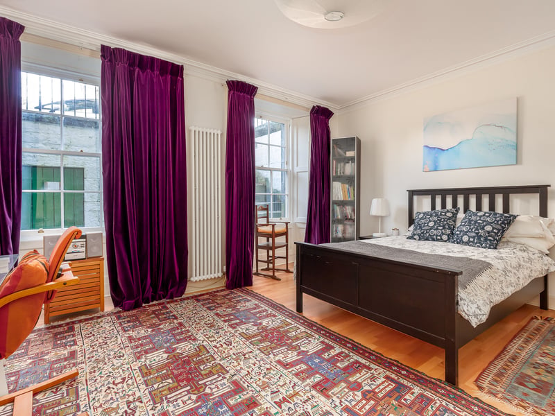 The rooms inside the apartment and generously proportioned.