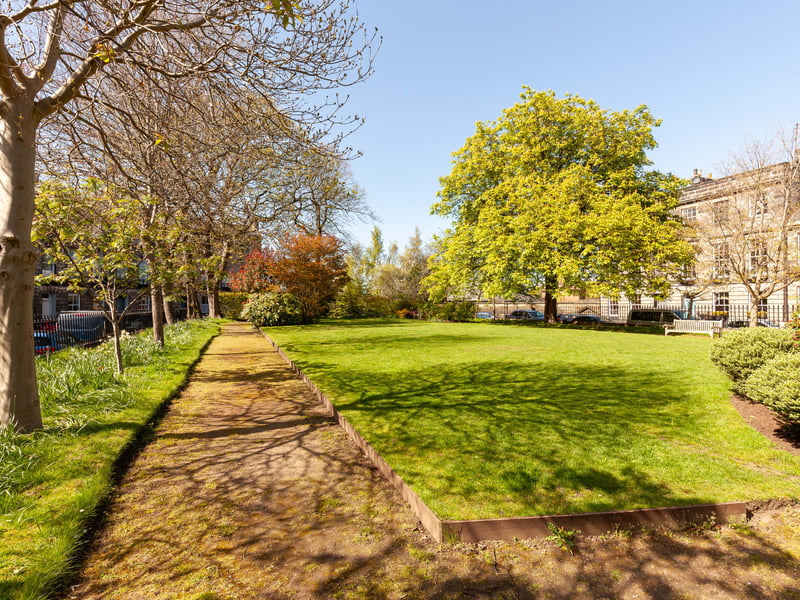 Residents can gain access to the gardens on Saxe Coburg Place. For more information, call Savills on 0131-247 3770.