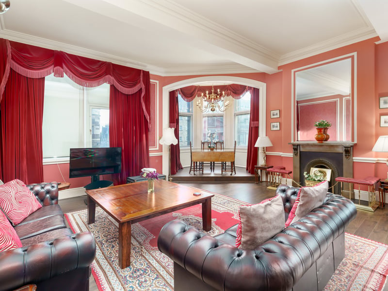 The interior of the property is very spacious boasts views over the Capital.