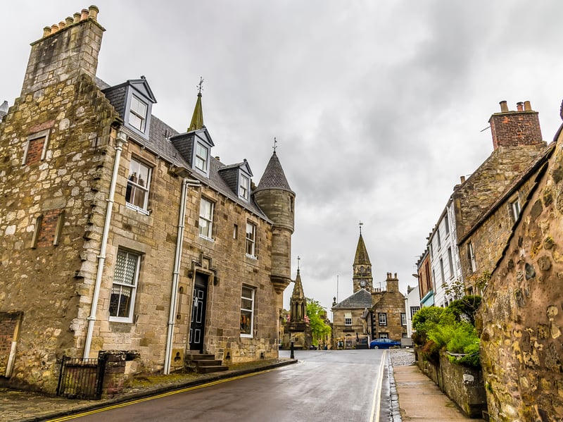 Another location which was used in American TV show Outlander, Falkland is a picturesque town in Fife famous for its palace.