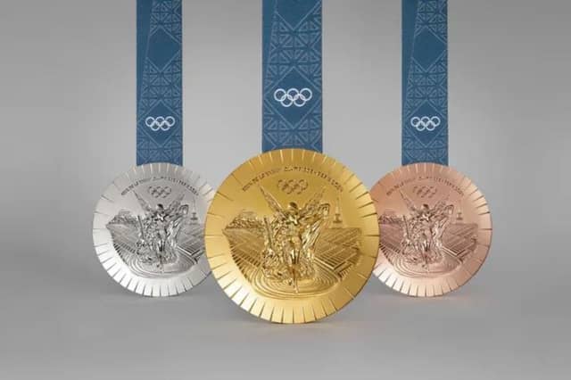 The medals athletes will be competing for in Paris.
