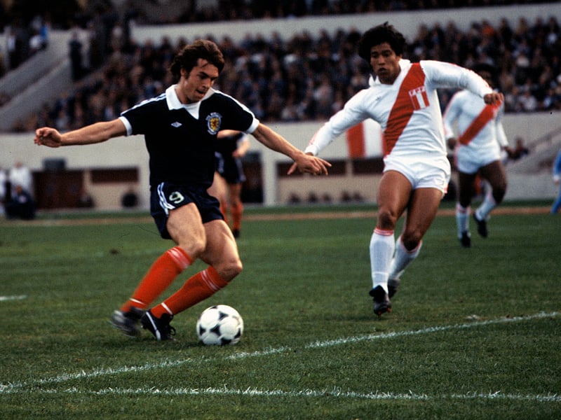 Worn during Scotland's 1978 World Cup campaign and made famous by Joe Jordan, this kit is available from Score Draw for around £40. However, an original in excellent condition will set you back £249.99.