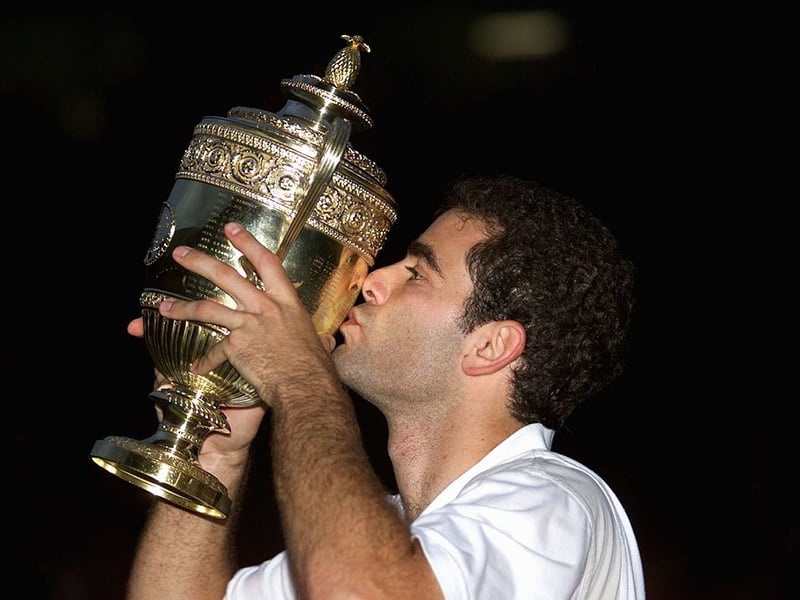 Before retiring in 2002 Pete Sampras has won a then-record 14 major titles, amassing a fortune of around $150 million. Pistol Pete was ranked world nuber one for 286 weeks and attracted lucrative sponsorship deals with the likes of Nike and Sergio Tacchini.