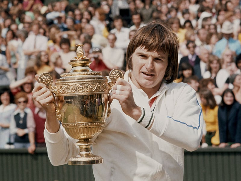 Jimmy Connors is another American tennis player to have spent an age at the top of the world rankings - in his case a then-record 160 consecutive weeks from 1974 to 1977 and a total of 268 weeks. He lifed eight Grand Slam trophies and still holds the record for more titles (109), most matches played (1,557) and most matches won (1,274). His longevity - he was 43 when he retired - earned him a fortune of around $30 million.