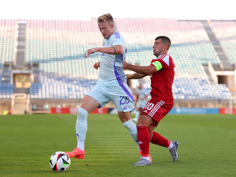 Gave a good enough account of himself on his international debut, bombed up and down the right side and had some decent deliveries into the box in the first half. 