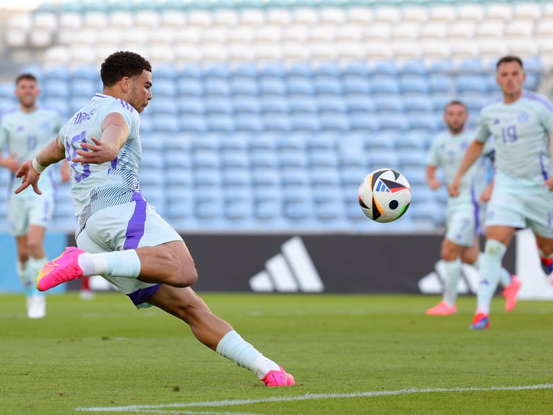 Provided the only moment of any real quality in the match with an excellent finish for the second goal. 