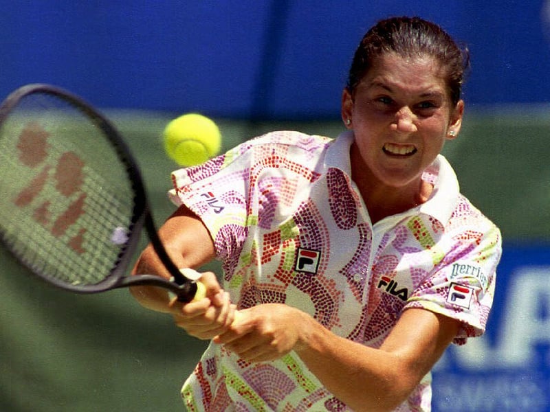 Representing both Yugoslavia and the USA during her career, Monica Seles won nine major singles titles - eight of them as a teenager. Her first Grand Slam title came at the age of just 16 at the French Open in 1990. The victim of an on-court knife attack by a crazed fan of Steffi Graf in 1993, she withdrew from tennis for over two years and, while she continued to win tournamnets on her eventual return to the sport, she never reached the heights previously scaled. She has an estimated fortune of $50 million.