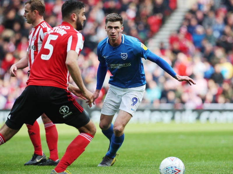 Pompey stats: 96 appearances, 18 goals.
Verdict: The towering striker spent three years with Pompey after arriving Dagenham and was the Blues' Wembley penalty hero in the Checkatrade Trophy final against Sunderland. However, he is convinced that ‘60 per cent’ of Blues followers never took to him. If correct, that's a bit harsh given the low, undisclosed fee Pompey forked out form him and the fact that he could operate in numerous positions. For that, he scores a 7/10 here!