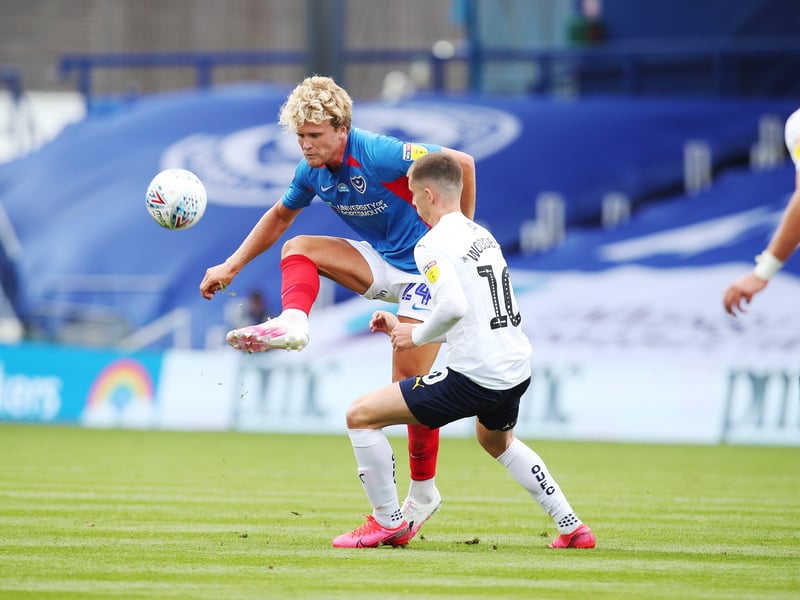Pompey stats: 17 appearances, 2 goals.
Verdict: Made 17 appearances for the Blues over the second half of the 2019-20 season. The on-loan Barnsley midfielder made a decent impression, but his spot-kick failure in the play-off semi-final defeat to Oxford United proved costly.