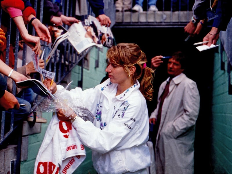 Ranked world number one for a record 377 weeks, Germany's Steffi Graf has earned a fortune estimated at $145 million. In 1988 she became the first player to complete the Golden Slam by winning all four major singles titles and the Olympic gold medal in the same year. She is the only player to have won each major singles tournament at least four times.