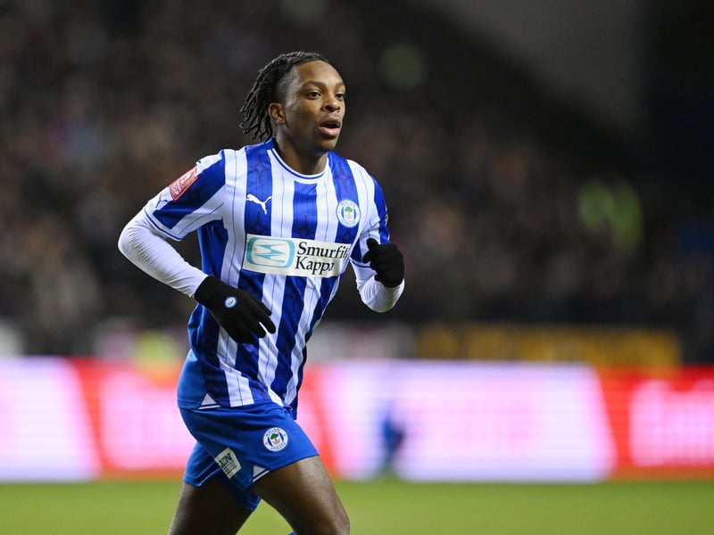 Position: Starting/rotational left-winger.
Verdict: A player with rapid pace, Godo would offer a huge threat on the transition. He's ideal for games where Pompey will see less of the ball but can counter-attack with the likes of Rak-Sakyi & Godo waiting in the wings. He’s capable of playing on either side and is better when he holds width and can go 1v1 with the full-back rather than playing in the half-space. His goal output could improve from the four goals and three assists he registered on loan at Wigan this season, but there is a player with quality there. In terms of his off-the-ball output, Godo's capable of pressing high up the pitch and also dropping back to defend wide areas. When he intercepts in the defensive third he can use his pace and dribbling ability to progress further up the pitch. In situations where the Blues are defending the opposite flank, Godo should be encouraged to stay as high up as possible, where we can use him as our main transitional threat.
Estimated cost: Loan.