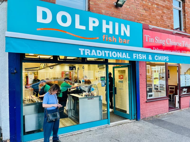 A great spot for fish and chips in Selly Oak, and definitely worth trying, according to locals. Dolphin Fish Bar Selly Oak,  has a 4.5 star rating from 433 Google reviews.