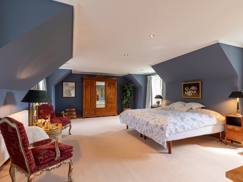 The sleeping quarters have been finished to an exceptional standard.