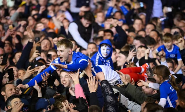 Twenty five iconic photos from Pompey's League One title win.