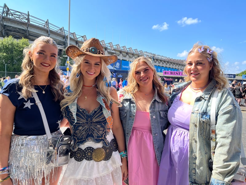 Guessing the inspiration is our favourite game - there's definitely a Speak Now dress there! Brilliant! 