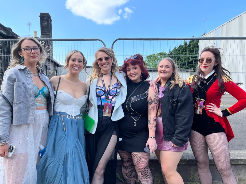 Pals, Taylor Swift tickets and amazing outfits. The best night out ever.