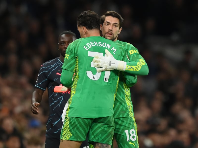 While regular number one Ederson is in the US with City, he has been linked with a move to the Saudi Pro League. We think Ortega will be given an opportunity in the nets.