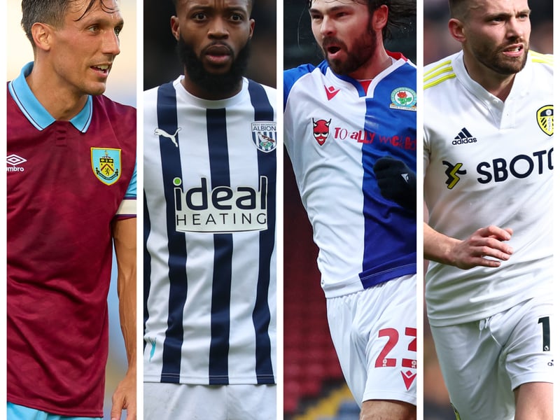 From left to right: Jack Cork, Nathaniel Chalobah, Bradley Dack and Stuart Dallas are among the Championship free agents this summer.