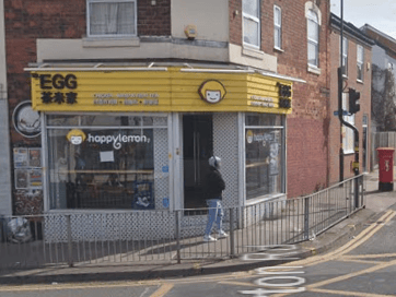 Rated 1: Mr Egg at 588 Bristol Road, Selly Oak, Birmingham; rated on April 25