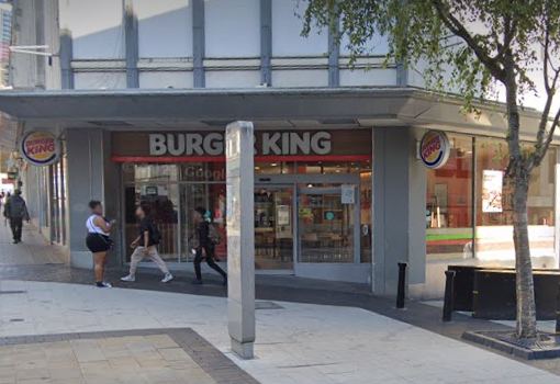 Rated 1: Burger King at 70 High Street, Nechells Deritend, Birmingham; rated on May 1
