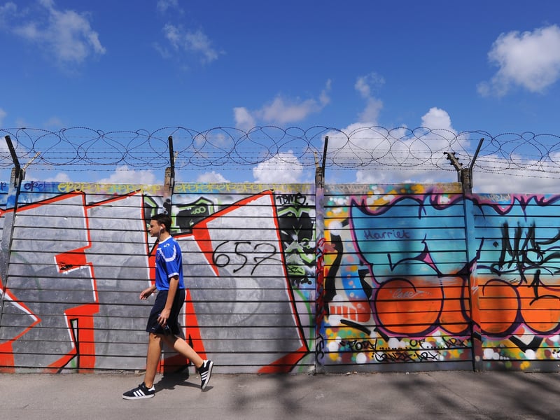 A well-know pilgrimage for many Pompey fans runs from the railway bridge near the Newcome Arms to the roundabout on Fratton Way. Known by all as dog**** alley, you have have to keep your eyes peeled for obvious reasons