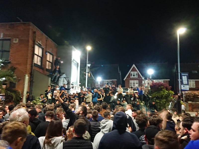 Skipper Marlon Pack decreed Albert Road was the destination for his players after the title win - and it was there he was joined by a celebrating fanbase. ONeils is now a venue etched in folklore and Joe Rafferty's backside etched in the memories of those present! John Mousinho told how he stood in his garden after title win at 2am and could still hear Southsea rocking as the partying continued!
