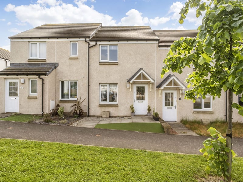 The second most-popular property in May was this stylish two-bedroom terraced house in Wallyford, close to the East Lothian coastline. Ideal for those buyers starting out on their
property journey, this property forms part of the Affordable Housing scheme and therefore would be very appealing to many buyers on a budget. With two double bedrooms, two
bathrooms and even a summerhouse in the garden, we can see exactly why, having been available at a fixed price of £147,934, this charming house at 22 Chuckers Row has already been snapped up.