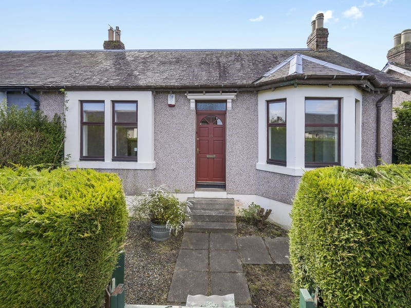 Third on the list is a two-bed bungalow in the quaint Midlothian village of Newtongrange, which is packed with potential to create a fantastic home and comes with a very special USP. The property at 29 Eighth Street has two large bedrooms and an exceptionally spacious living room, while
in the back garden, there’s a unique addition in the shape of a heat-insulated, waterproof yurt, offering an ideal spot for dining, for children to play, or even to create a home yoga
studio! This home is currently still available at a fixed price of £215,000.
