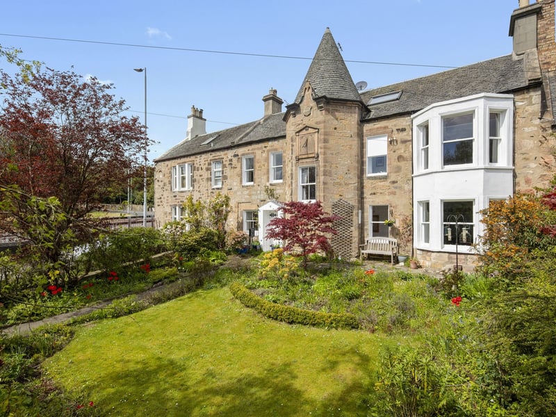 Coming in at number nine is this quirky, four-bedroom terraced house in Dalkeith. Unique in style, this property is C-listed for its unusual characteristics, meaning it’s a real standout home. The property at Tower House, 6 Bridgend, has four bedrooms and scope to create more flexible space, three stylish bathrooms and an abundance of space for the whole family to enjoy, while quirky details and historical features can be found throughout, adding to the ‘wow’ factor of this fabulous home. This home is currently under offer having been on the market at offers over £370,000.