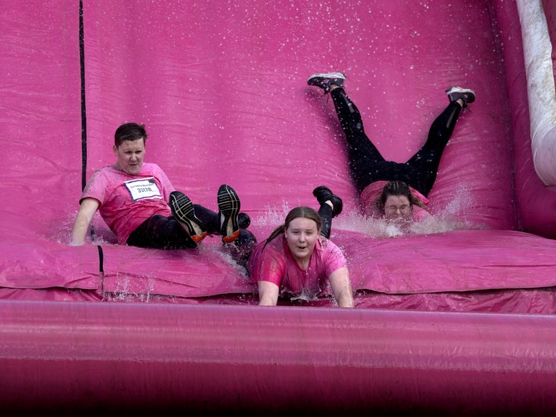 No one crosses the finish line without getting pretty muddy.