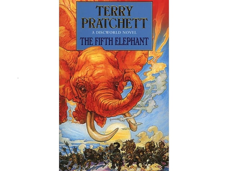 Published in 1999, The Fifth Elephant is the 24th Discworld book and the fifth in the City Watch series. It has an average rating of 4.30 from 73,729 reviews. "Commander Sam Vimes of the Ankh-Morpork City Watch is a long way from home. Sent as reluctant ambassador to Uberwald, a mysterious region inhabited by dwarfs, vampires and werewolves, Vimes must learn the art of diplomacy. Fast. But when he uncovers a mystery with ties back home, the policeman in him can't help but investigate. What could possibly go wrong? Well, quite a lot actually. Vimes finds himself on the run through the frozen forests of Uberwald, armed with only his wits and the trousers of Uncle Vanya (don't ask). And if he doesn't make it, there's going to be a terrible war. But there are monsters on his trail. They're smart. They're fast. They're werewolves. And they're catching up…"