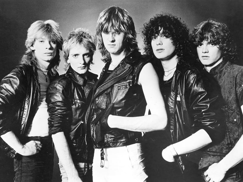 Rick Allen, pictured on the right in this photo of Def Leppard, lost his arm in a car crash on the A57 near Sheffield in December 1984. Doctors reattached the limb but it was later removed due to infection. He revealed he 'really didn't want to be here' following the crash but he was able to continue playing the drums thanks to an electronic drum kit which was specially designed for him. He would also go on to become a successful artist. He has thanked his peers, his fans and his family for the encouragement they gave him at the time.