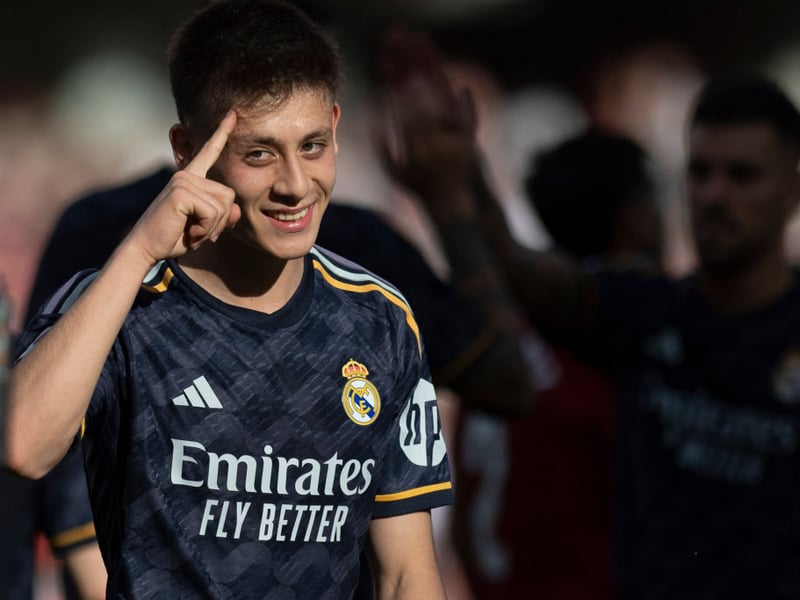 Just 19, the Turkish attacking midfielder helped Real Madrid lift the La Liga title this year, scoring six goals in 10 games. The Spanish giants picked Güler up from Fenerbahçe's academy last summer and he's taken his big chance with both hands. He's exciting with the ball at his feet, offers an array of tricks and flicks and knocks exactly where the back of the net is.