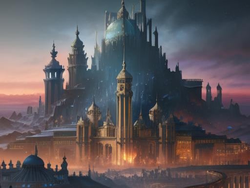 Brighton could look quite unrecognisable in the Year 3000, if NightCafe's prediction for the south coast city is correct. But what a striking skyline! 